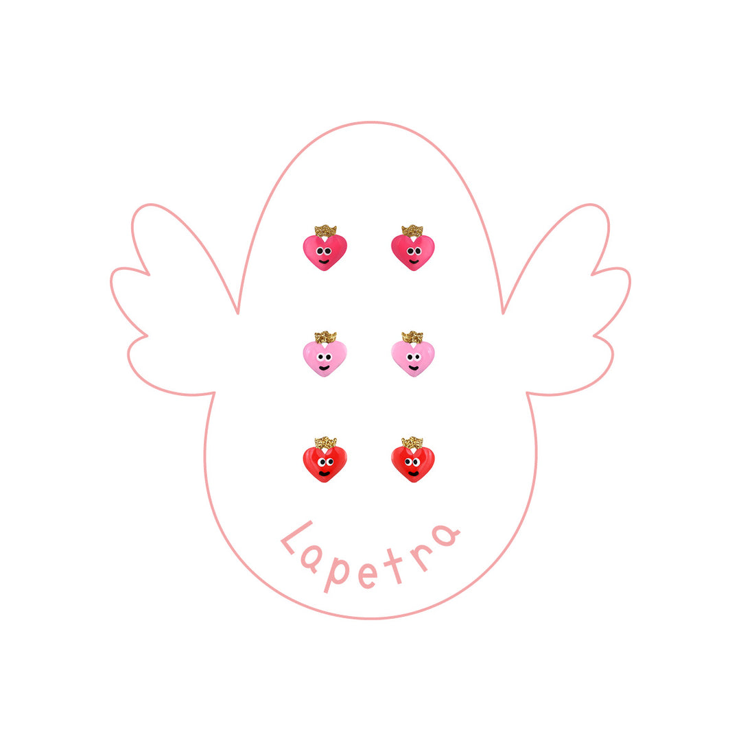 Magic Heart Enamel Earrings