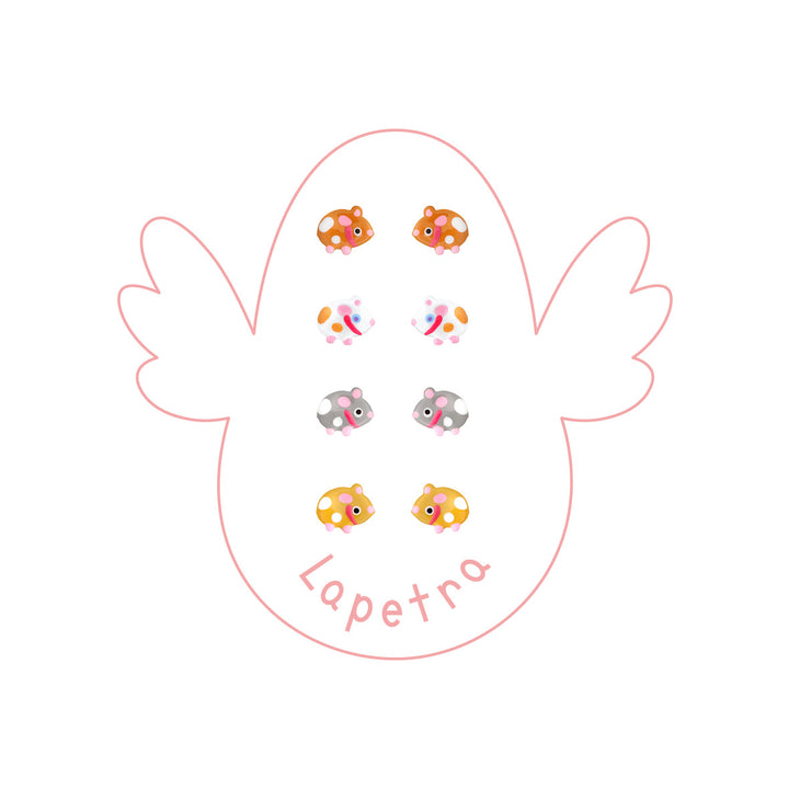Guinea Pig Cui Cui Screw Earrings