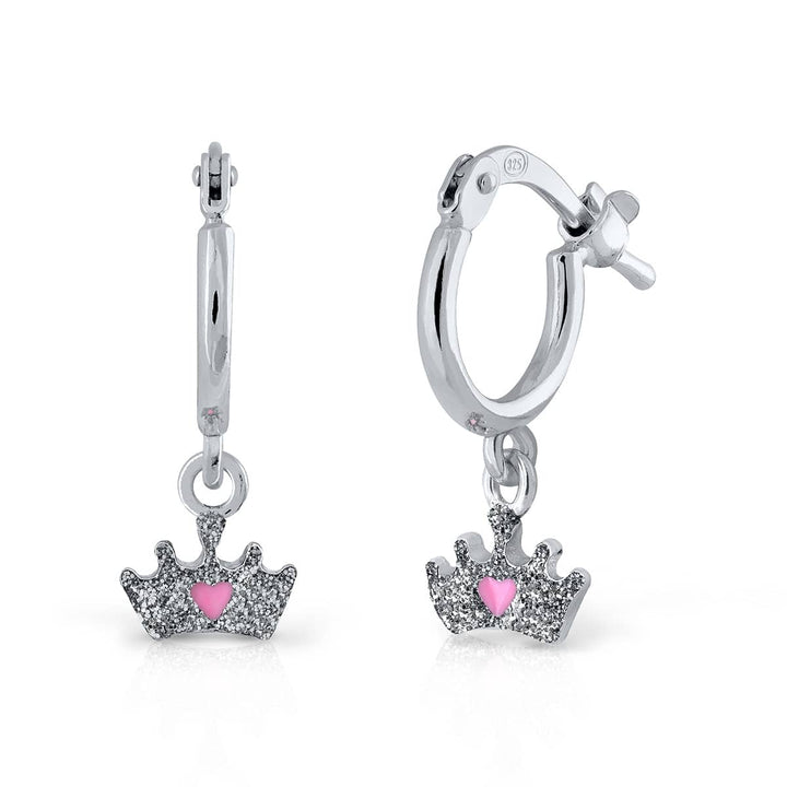Mini Hoop Enamel Pandereta - Crown