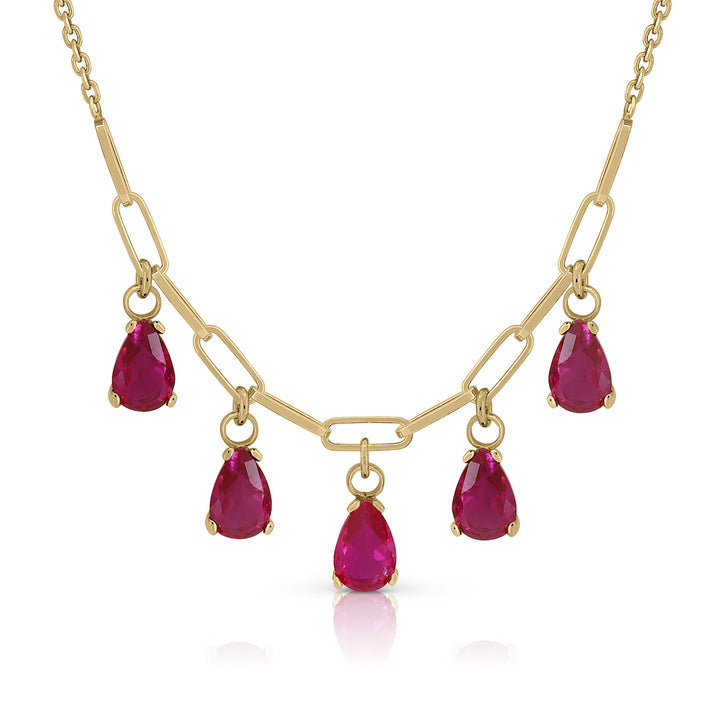 Lotus Tears Tambourine Necklace