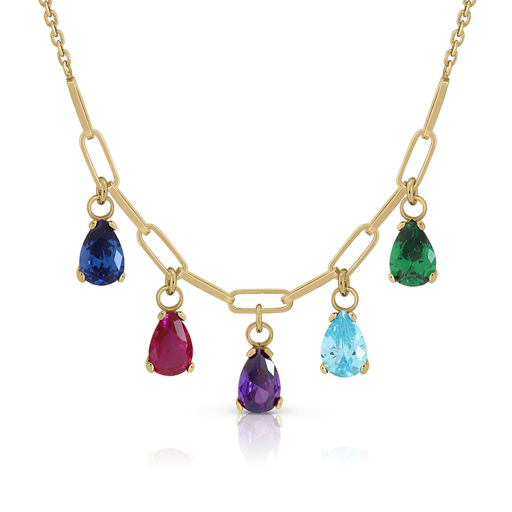 Lotus Tears Tambourine Necklace