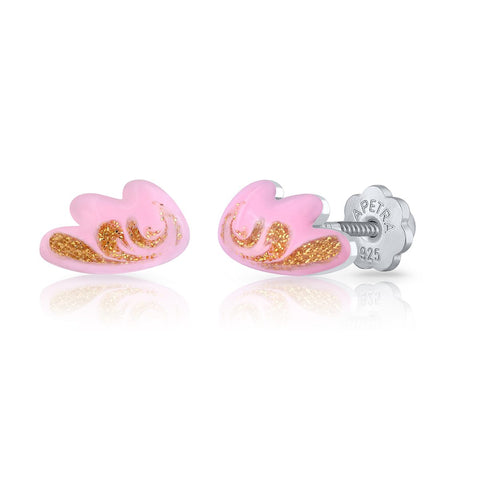 Wings Enamel Earrings