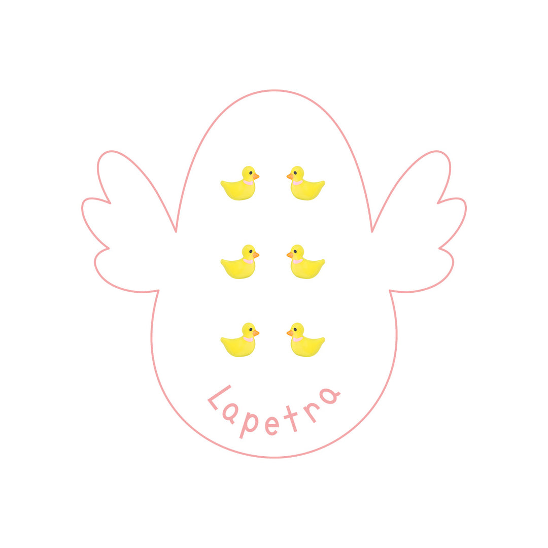 Pendientes Patito rosca