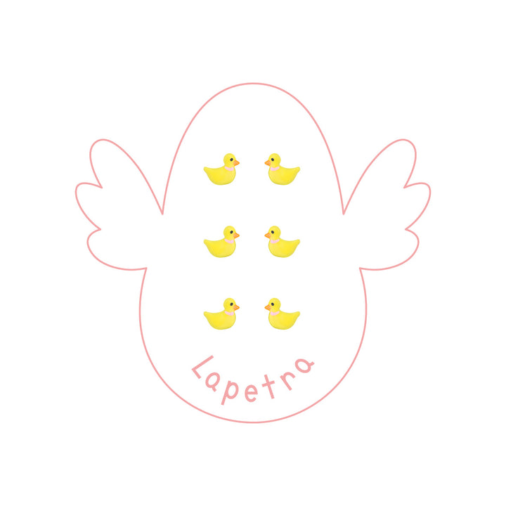Pendientes Patito rosca