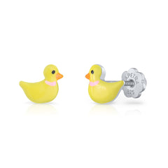 Pendientes Patito rosca