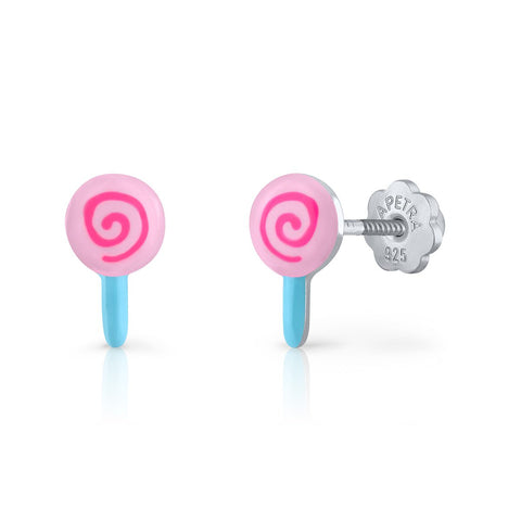Lollipop Enamel Earrings