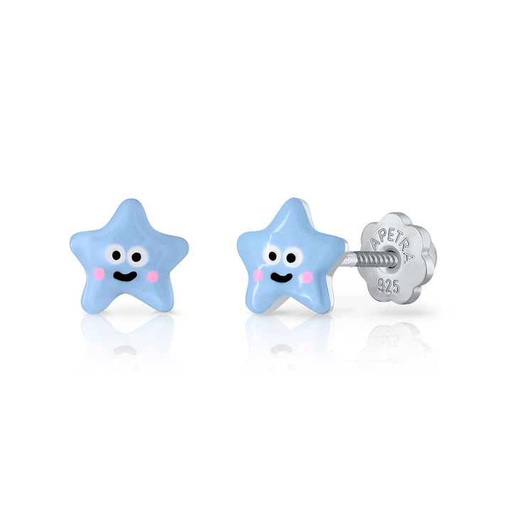 Pendientes Estrellita Ojos rosca