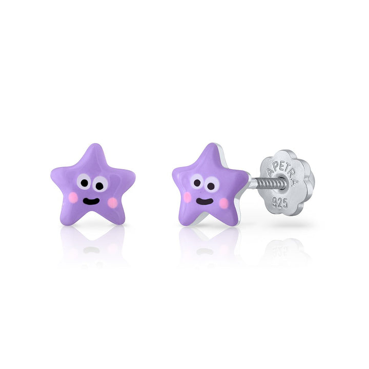 Pendientes Estrellita Ojos rosca