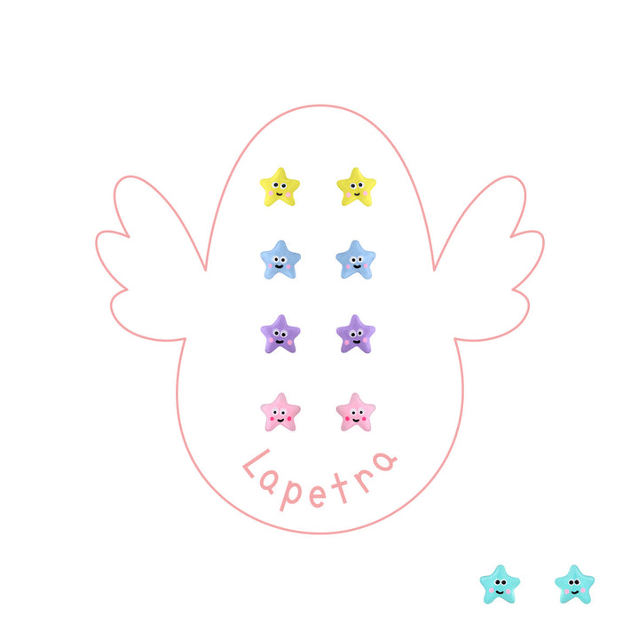 Pendientes Estrellita Ojos rosca