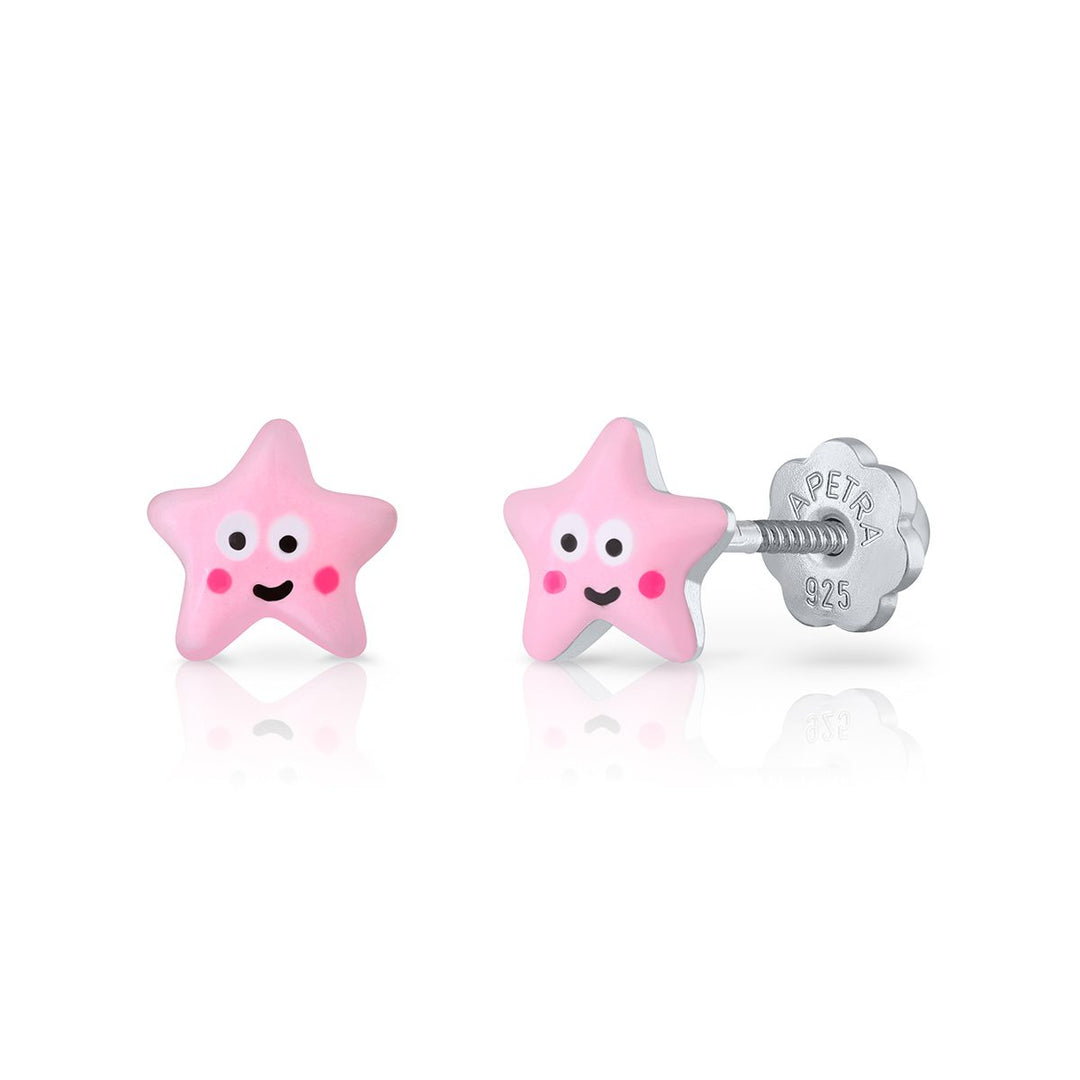 Pendientes Estrella Ojos Rosca
