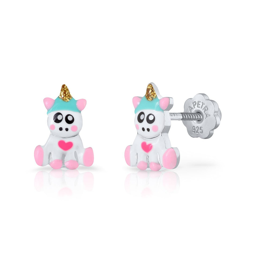 Pendientes Unicornio Petrasus Baby Rosca FRESA