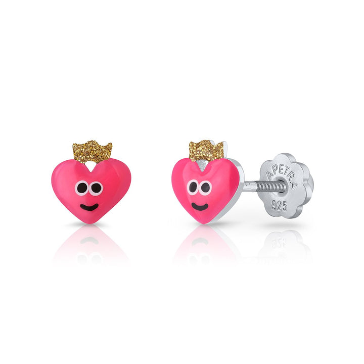 Pendientes Corazón Encantada rosca