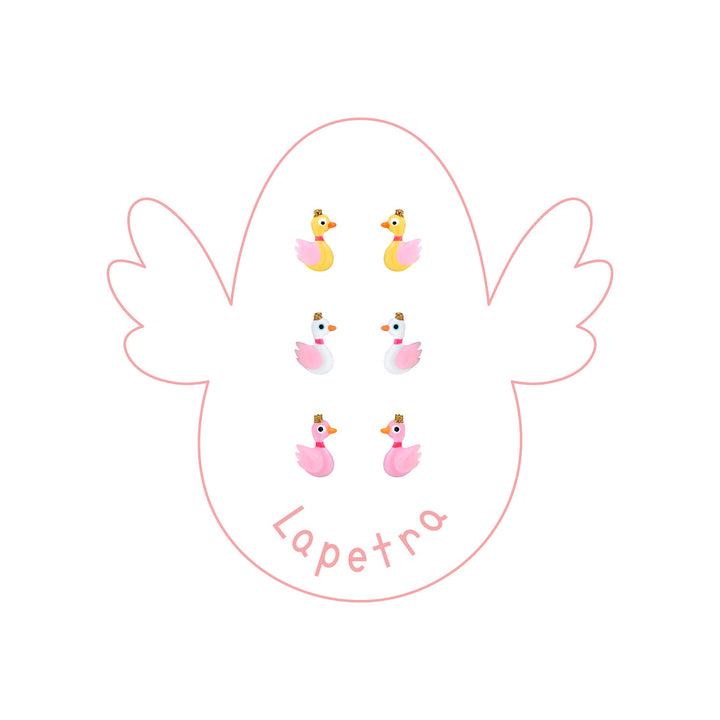 Pendientes Cisne rosca