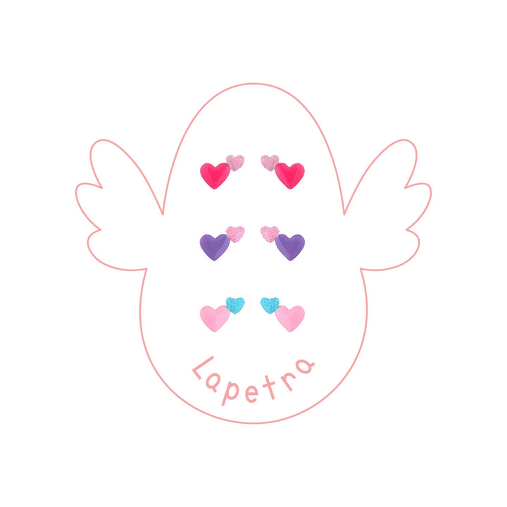 Pendientes Corazón Doble rosca