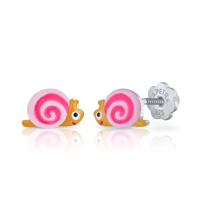 Pendientes Caracol rosca