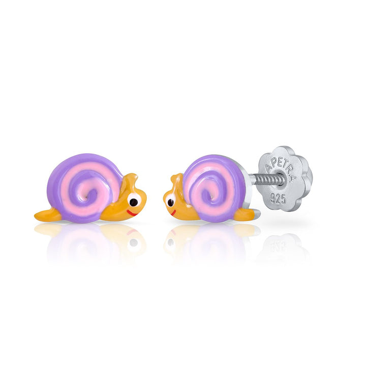 Pendientes Caracol rosca