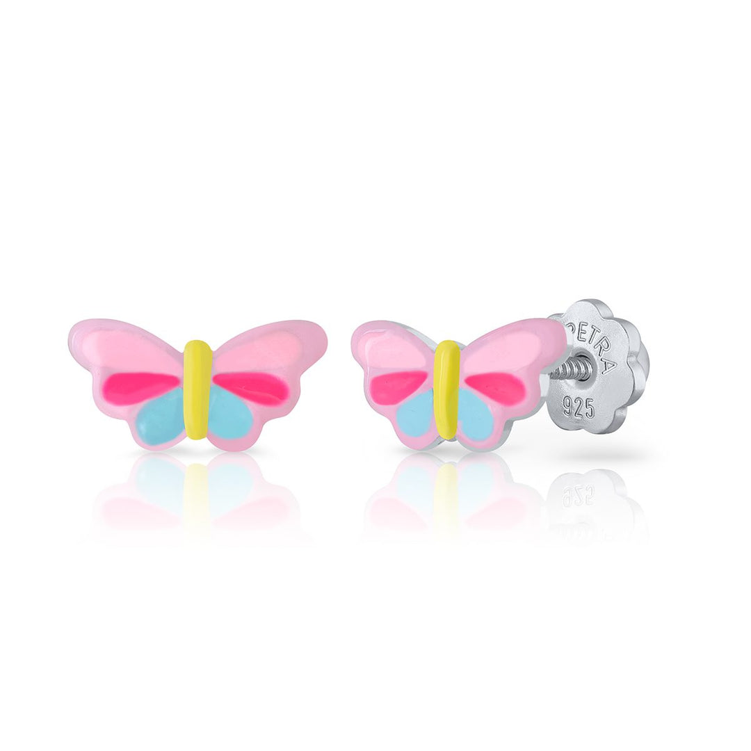 Pendientes Mariposa Rosca