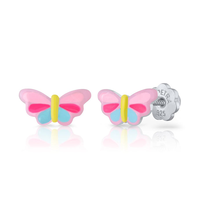 Pendientes Mariposa Rosca