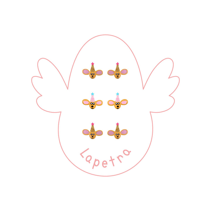 Pendientes Hada Ratona rosca