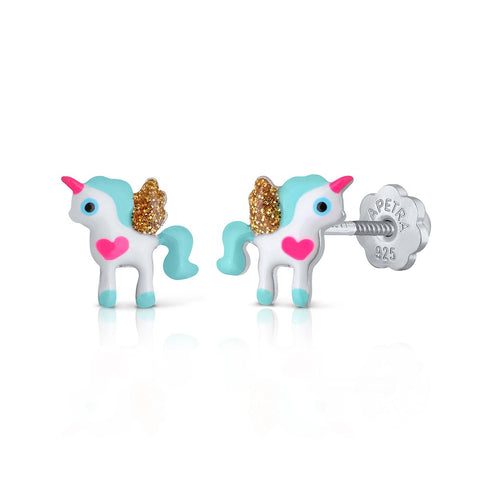 Petrisú Enamel Earrings Screwback