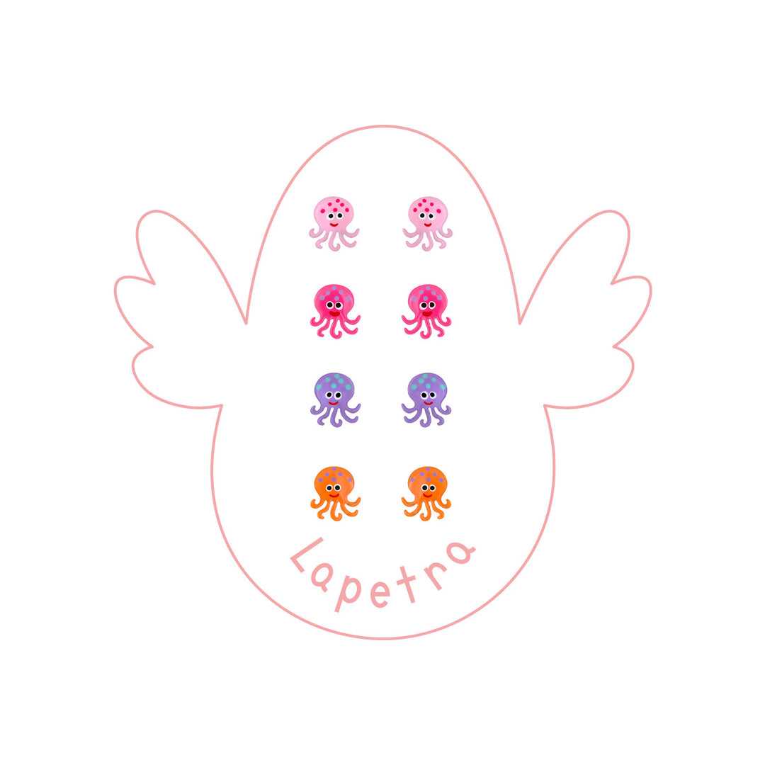 Pendientes Pulpo rosca