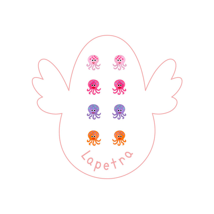 Pendientes Pulpo rosca