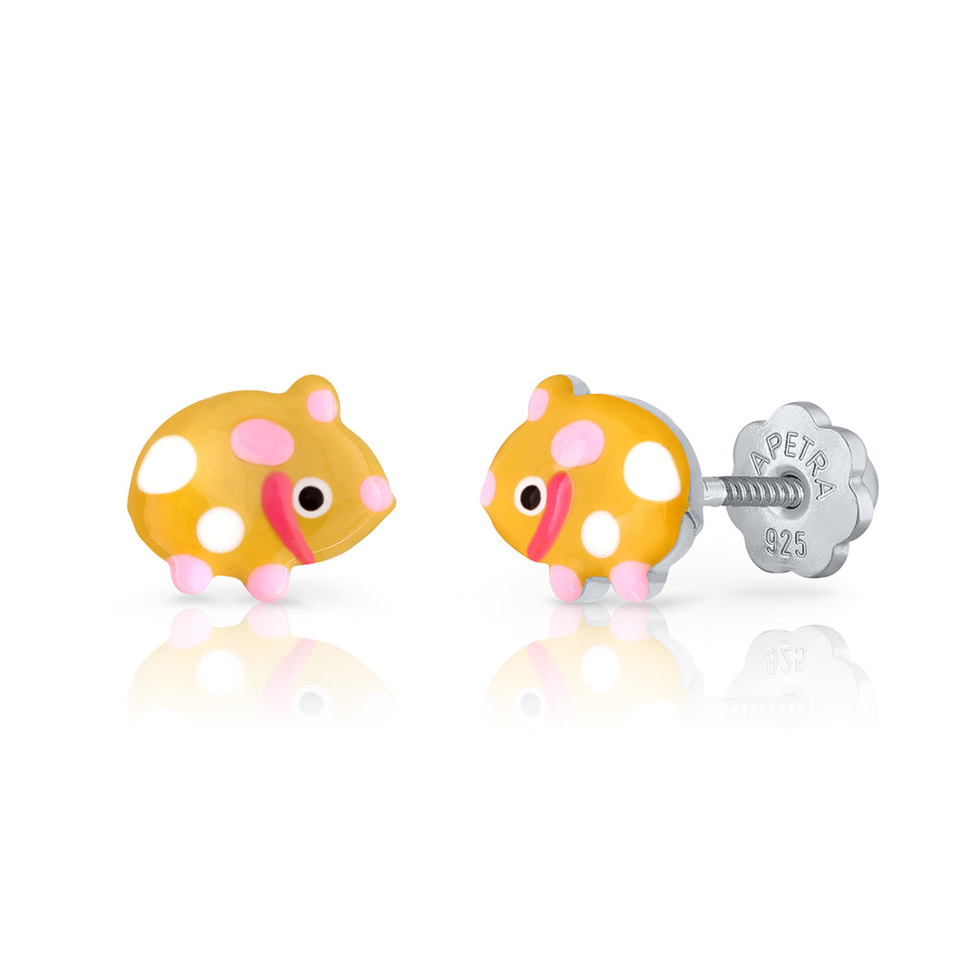 Pendientes Cobaya Cui Cui Rosca camel