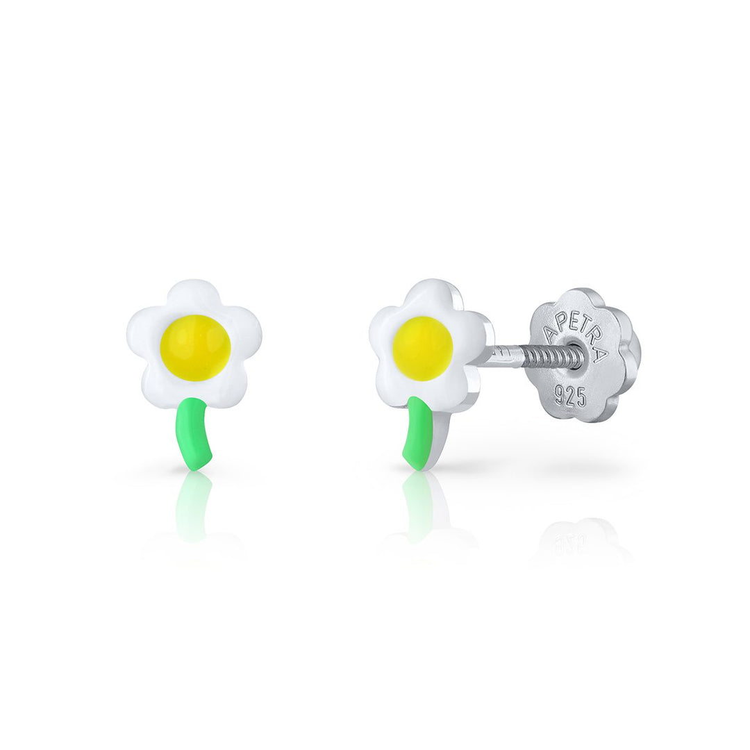 Pendientes Flor Mini rosca