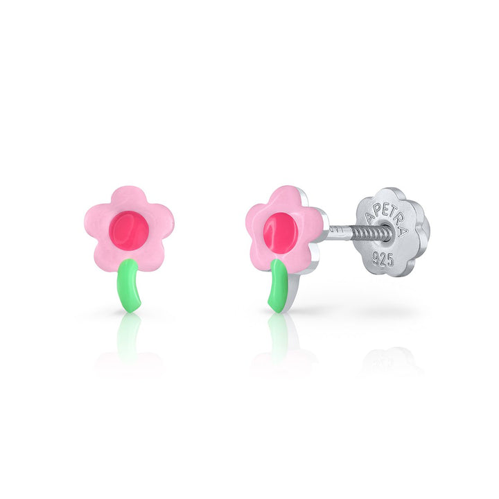Pendientes Flor Mini rosca