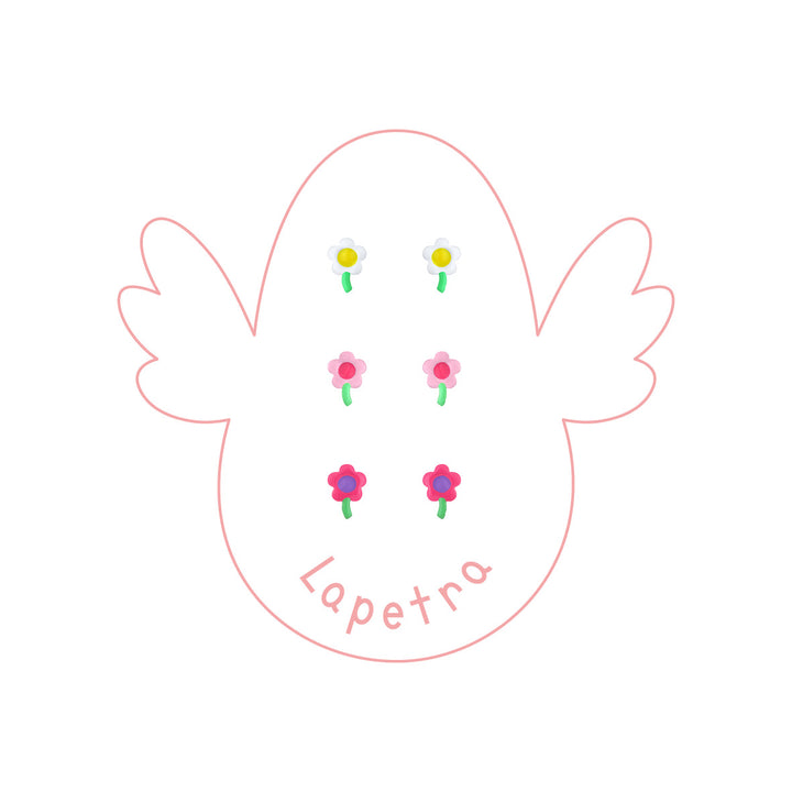 Pendientes Flor Mini rosca
