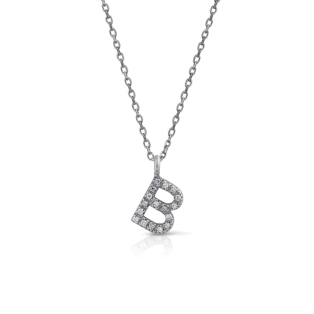 Prime Collection Diamonds Initial Necklace