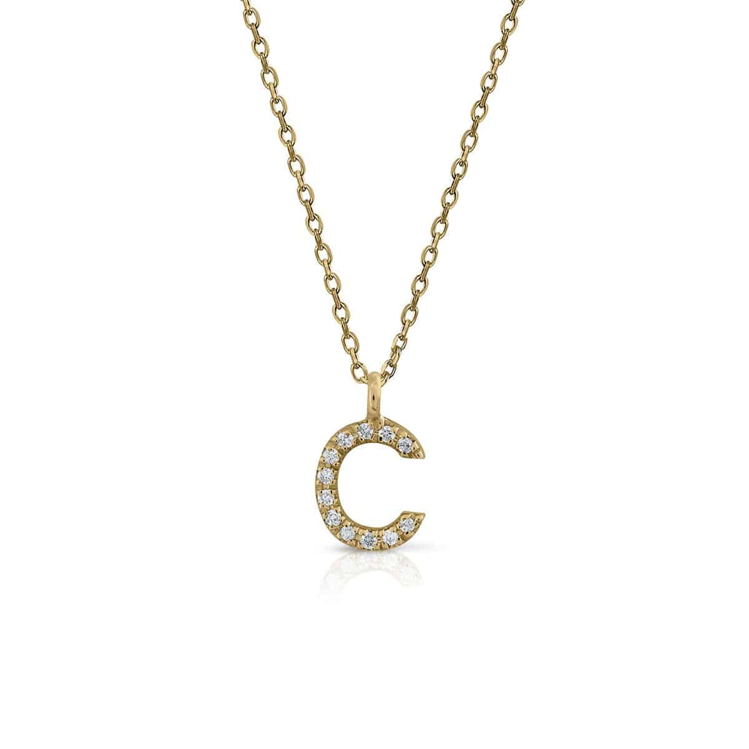 Prime Collection Diamonds Initial Necklace