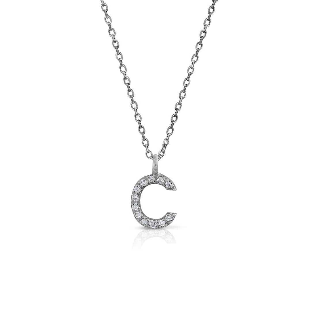Prime Collection Diamonds Initial Necklace