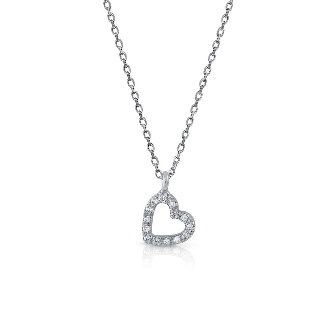 Prime Collection Diamonds Love Heart Necklace