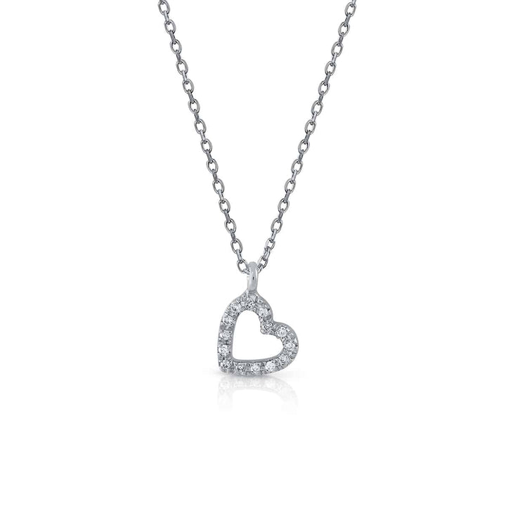 Prime Collection Diamonds Love Heart Necklace