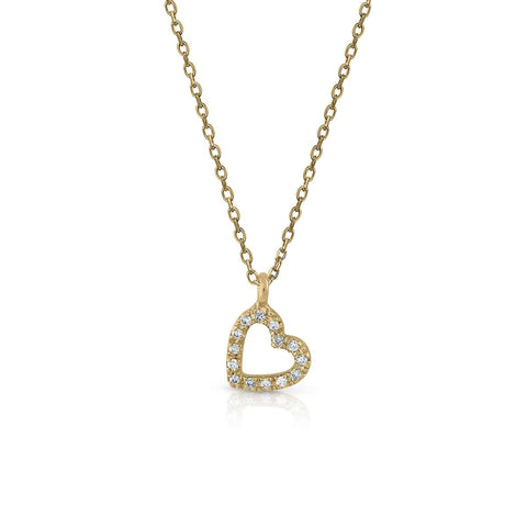 Prime Collection Diamonds Love Heart Necklace