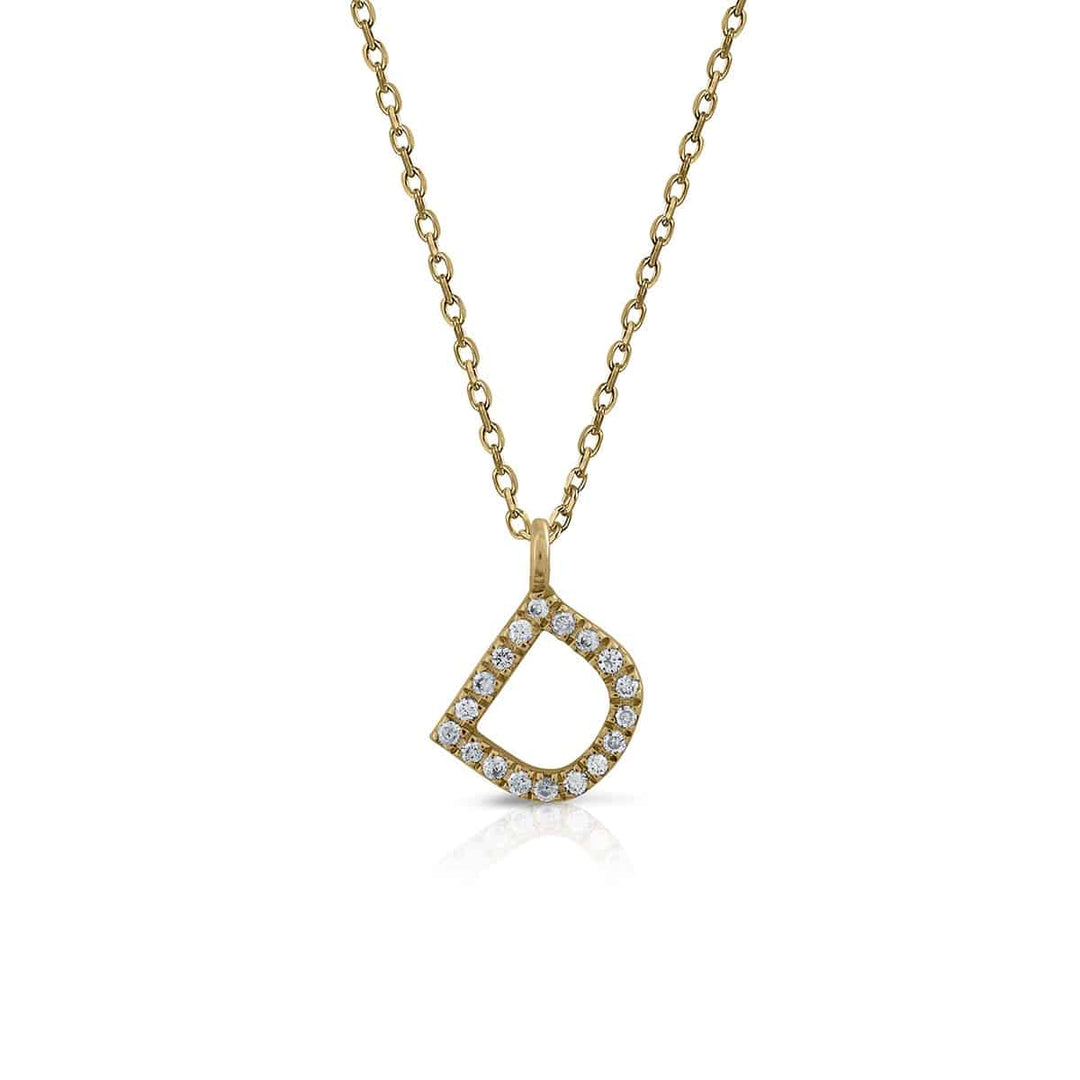 Prime Collection Diamonds Initial Necklace