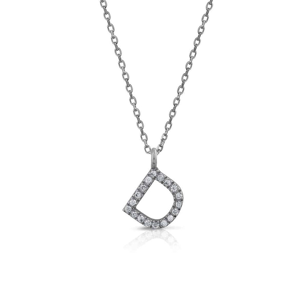 Prime Collection Diamonds Initial Necklace