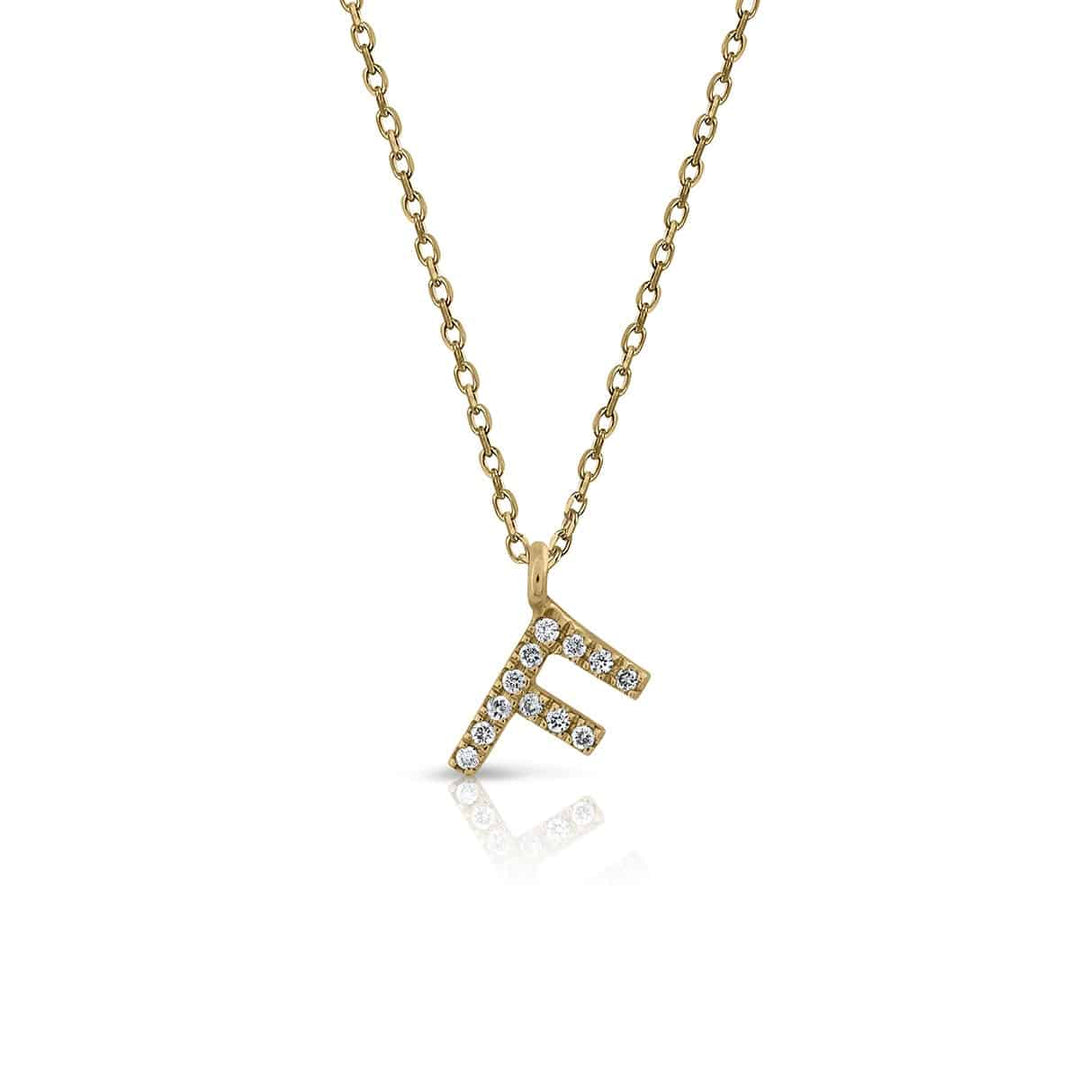 Prime Collection Diamonds Initial Necklace