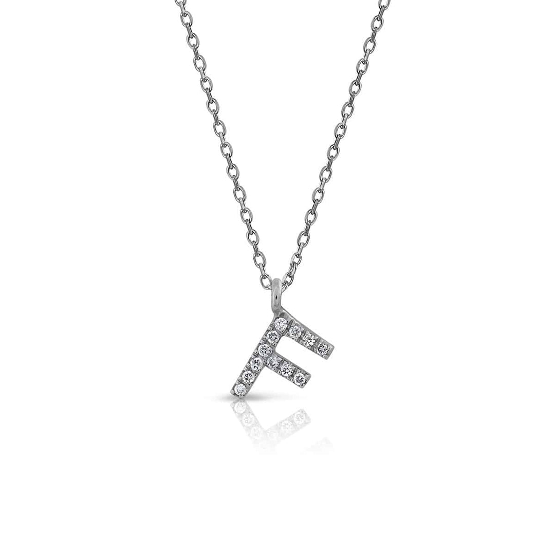 Prime Collection Diamonds Initial Necklace