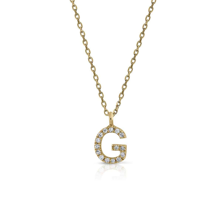 Prime Collection Diamonds Initial Necklace