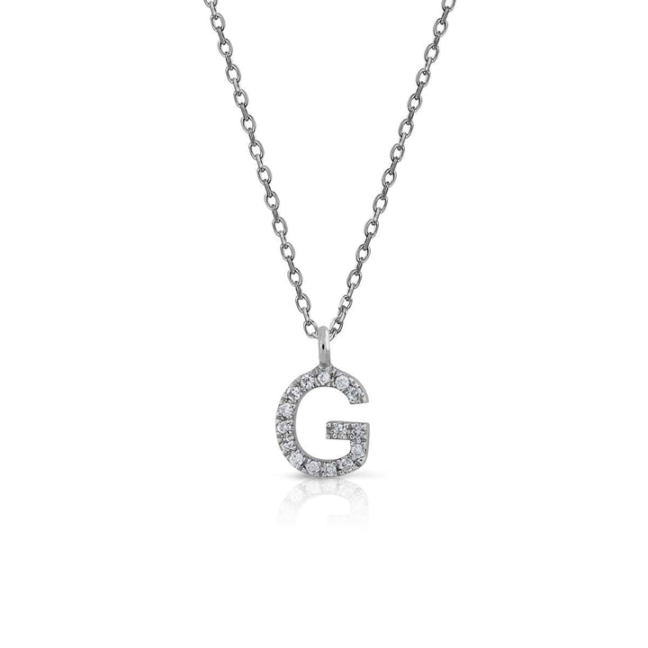 Prime Collection Diamonds Initial Necklace