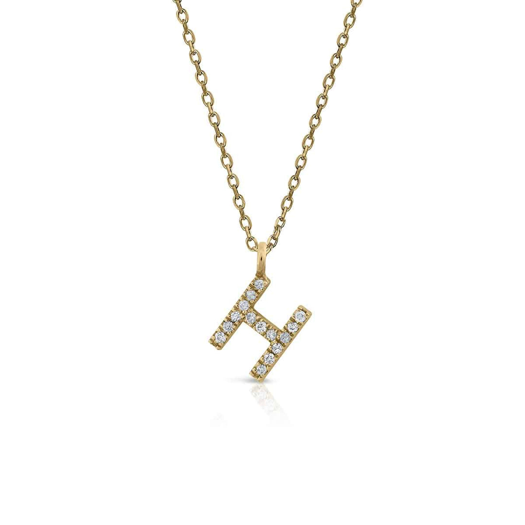 Prime Collection Diamonds Initial Necklace