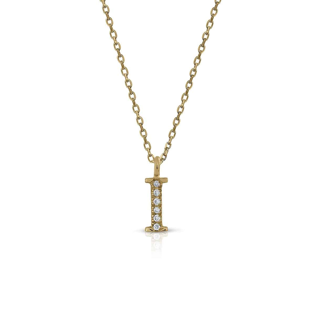 Prime Collection Diamonds Initial Necklace