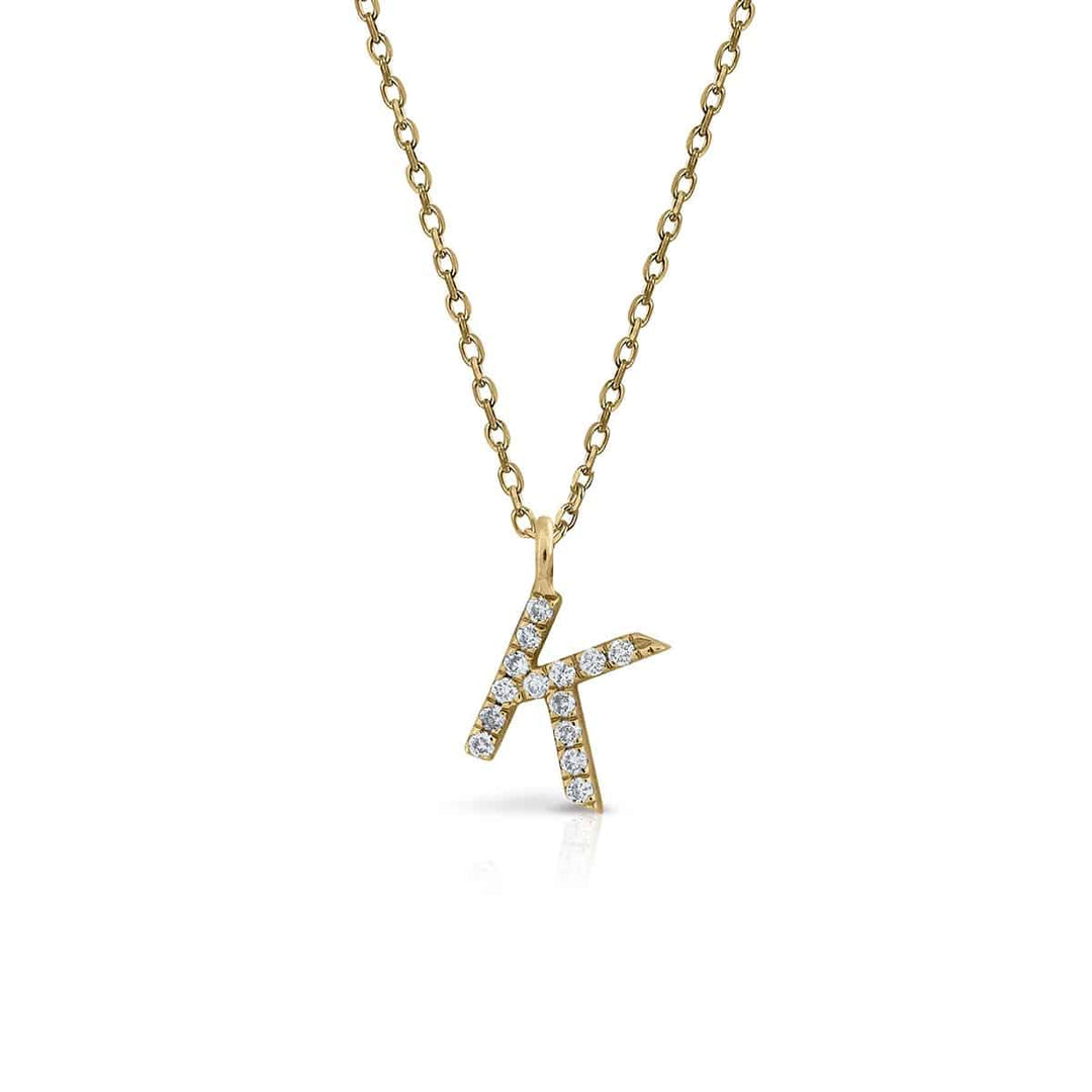 Prime Collection Diamonds Initial Necklace