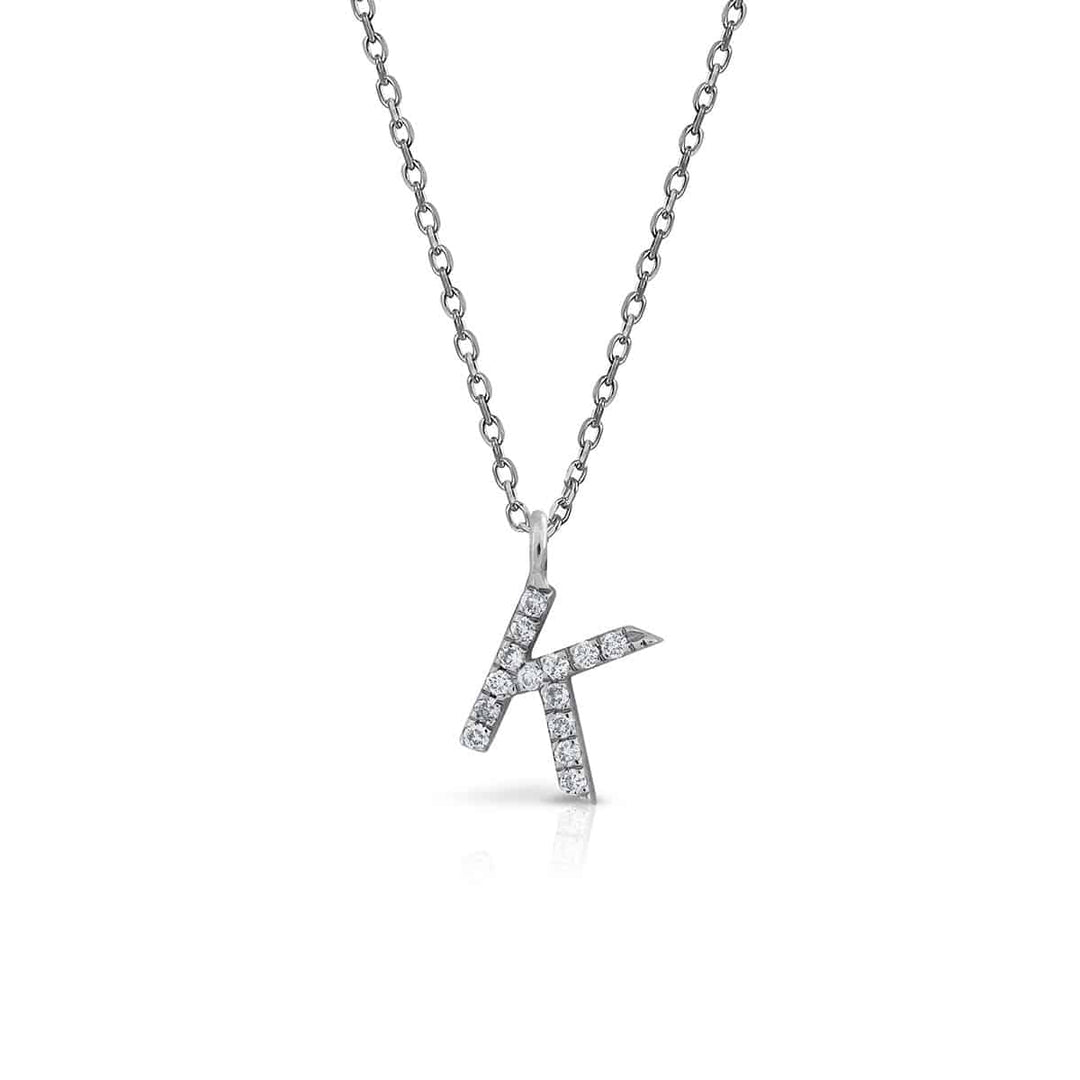 Prime Collection Diamonds Initial Necklace