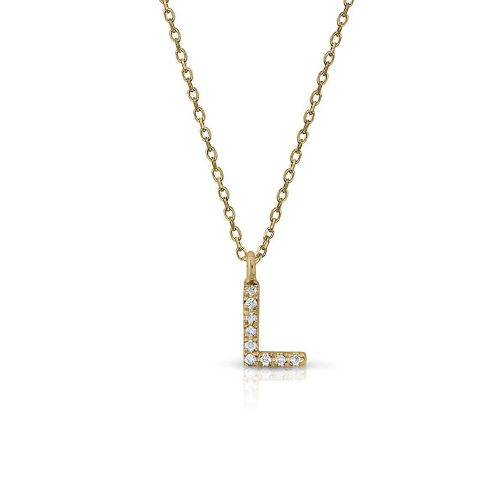 Prime Collection Diamonds Initial Necklace