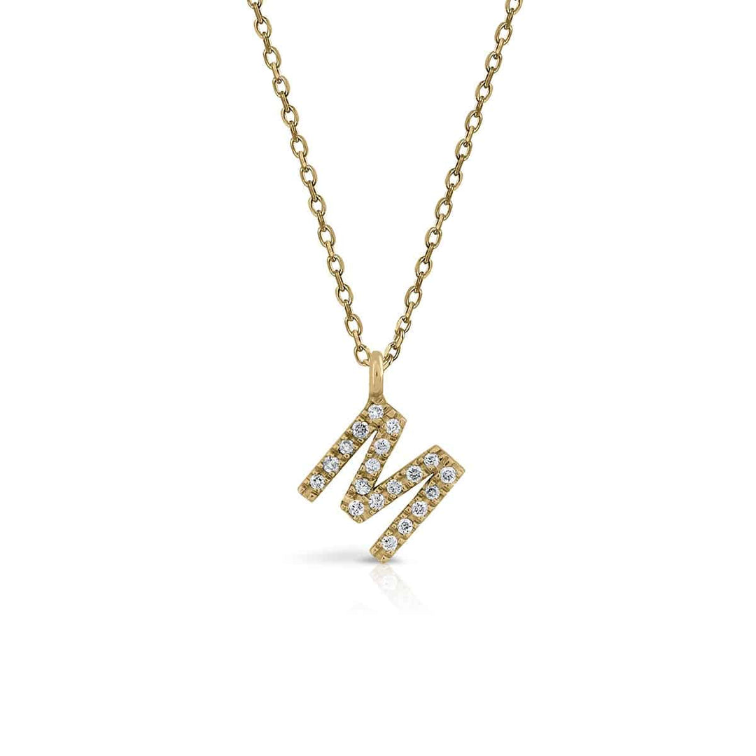 Prime Collection Diamonds Initial Necklace