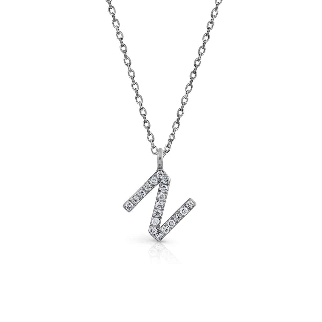 Prime Collection Diamonds Initial Necklace