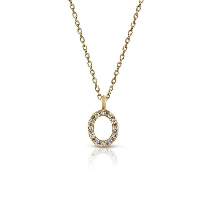 Prime Collection Diamonds Initial Necklace